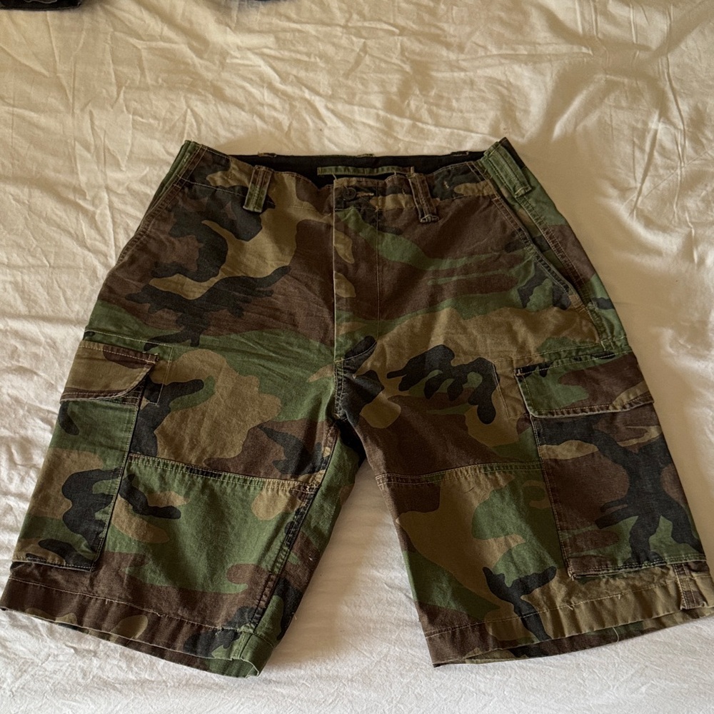 Polo by Ralph Lauren Green Camouflage Cargo Shorts